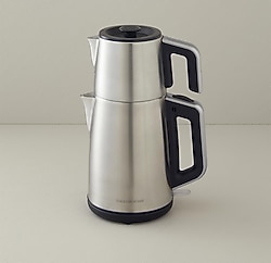 English Home CMK 6010 Siyah Krom 1650 W Çay Makinesi