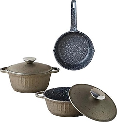 English Home Tiny Cast Premium 5 Parça Mini Tencere Seti