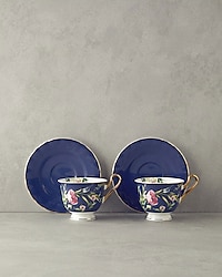 English Home Vanilla New Bone China Lacivert 2 Kişilik Kahve Fincan Takımı