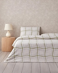 English Home Wave Check Tek Kişilik Nevresim Takımı