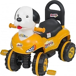 Enhoş Köpek Sarı Pedallı Araba