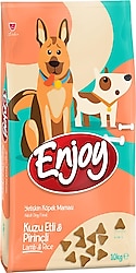 Enjoy Kuzu Etli ve Pirinçli 10 kg Yetişkin Köpek Maması