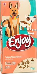 Enjoy Kuzu Etli ve Pirinçli 15 kg Yetişkin Köpek Maması