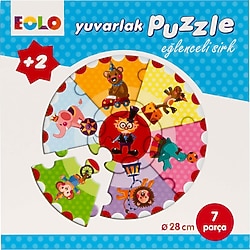 Eolo Eğlenceli Sirk Yuvarlak Puzzle
