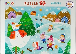 Eolo Kartopu 40 Parça Yer Puzzle
