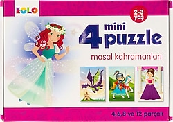 Eolo Masal Kahramanları 4 Mini Puzzle