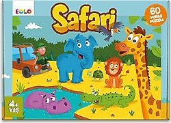 Eolo Safari 60 Parça Yer Puzzle