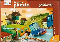Eolo Şehirde 40 Parça Yer Puzzle