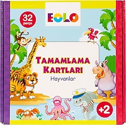 Eolo Tamamlama Kartları Hayvanlar 32 Parça