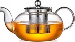 Epinox CD-400M Çelik Süzgeçli Cam Demlik 400 ml