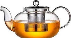 Epinox CD-500A Çelik Süzgeç Cam Demlik 500 ml