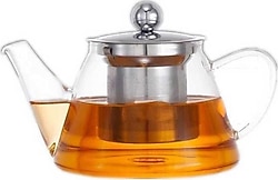 Epinox Cvd-500 V Modeli Çelik Süzgeç Cam Demlik