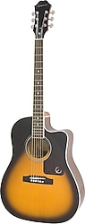 Epiphone AJ-220SCE Solid Top Elektro Akustik Gitar