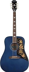 Epiphone Masterbilt Frontier Aged Viper Blue Elektro Akustik Gitar