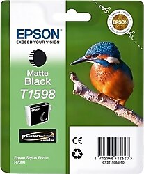 Epson T1598 Mat Siyah Kartuş