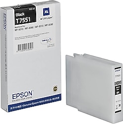 Epson T7551 XL Siyah Kartuş