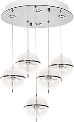 Eray Aydınlatma 8265-4+1 KR Krom 3 Renk Sarkıt LED Avize