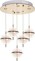 Eray Aydınlatma 8265-4+1 SR Sarı 3 Renk Sarkıt LED Avize