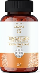 Erbatab Bromelain Krom Pikolinat 60 Kapsül