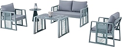 Erinöz Modena 2+1+1+Seramik Sehpa Bahçe & Balkon Takımı