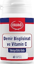 Ersağ Demir Bisglisinat Ve Vitamin C 60 Kapsül