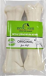 Esca Food Beyaz Press 12.5 cm 50 gr 2'li Kemik Köpek Ödülü