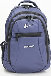 Escape 307 Kanvas Mavi Okul Sırt Çantası