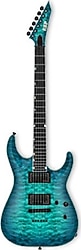 ESP Horizon II Quilted Maple Aqua Marine Sunburst Elektro Gitar