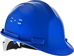 Essafe GE-1548 Vidalı Hava Delikli Mavi Baret