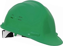 Essafe GE-1548 Vidalı Hava Delikli Yeşil Baret