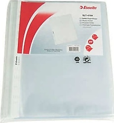 Esselte 4798 Eco A4 Delikli 100'lü Poşet Dosya