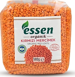 Essen Organik Kırmızı Mercimek 500 gr