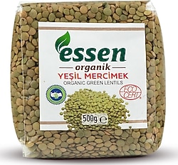 Essen Organik Yeşil Mercimek 500 gr