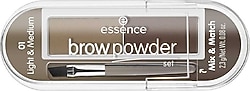 Essence Brow Powder 01 Light & Medium Kaş Farı