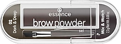 Essence Brow Powder 02 Dark & Deep Kaş Farı