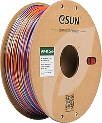 eSUN ePLA-Silk Candy 1.75 mm 1 kg Kırmızı-Altın-Mavi Filament