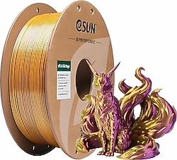 eSUN ePLA-Silk Magic 1.75 mm 1 kg Altın Mor Filament