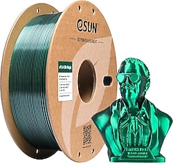 eSUN ePLA-Silk Magic 1.75 mm 1 kg Siyah Yeşil Filament