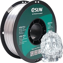 eSUN eSilk-PLA 1.75 mm 1 kg Gümüş Filament
