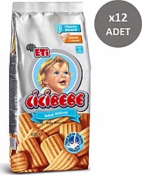 Eti Cicibebe Bisküvi 400 gr 12 Adet