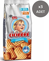 Eti Cicibebe Bisküvi 400 gr 3 Adet
