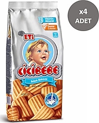 Eti Cicibebe Bisküvi 400 gr 4 Adet