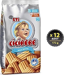 Eti Cicibebe Bisküvi 172 gr 12 Adet