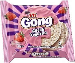 Eti Gong Çilekli Yoğurtlu Pirinç Patlağı 30 gr