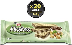 Eti Hoşbeş Fındık Kremalı Gofret 142 gr 20'li
