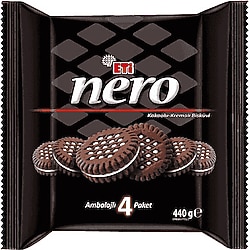 Eti Nero Kakaolu Kremalı Bisküvi 4x110 gr