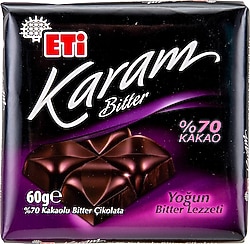 Eti Karam %70 Kakaolu Bitter Çikolata 60 gr