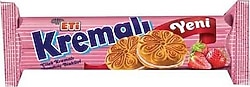 Eti Kremalı Çilekli Bisküvi 61 gr