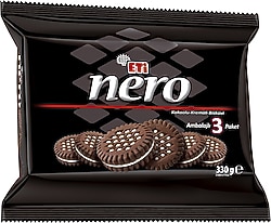 Eti Nero Kakaolu Kremalı Bisküvi 3x110 gr