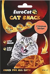 Eurocat Chicken Strips 50 gr Kedi Ödül Maması